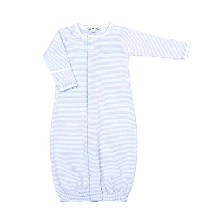Mini Stripes Converter Gown- Blue