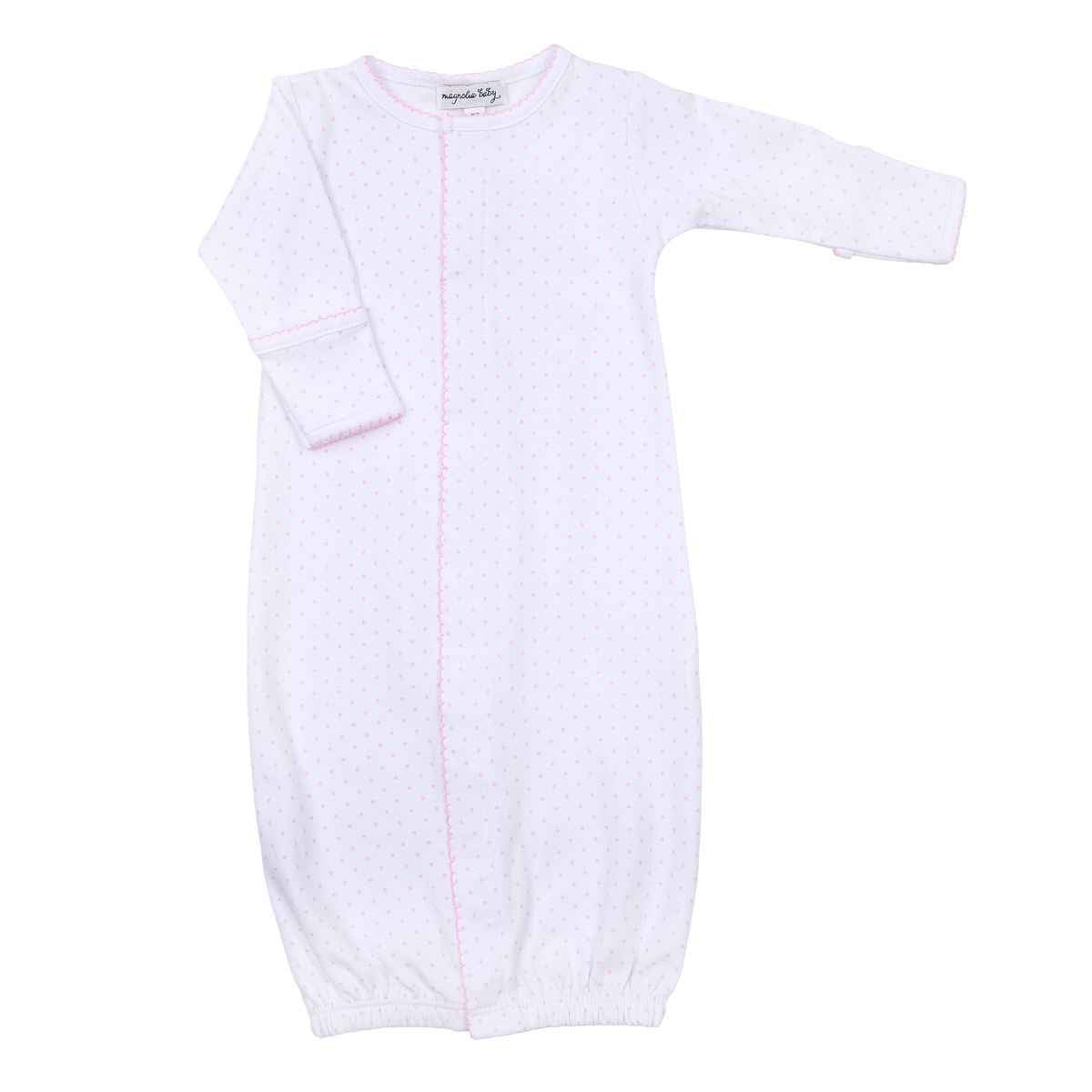 Mini Dots Converter Gown- Pink
