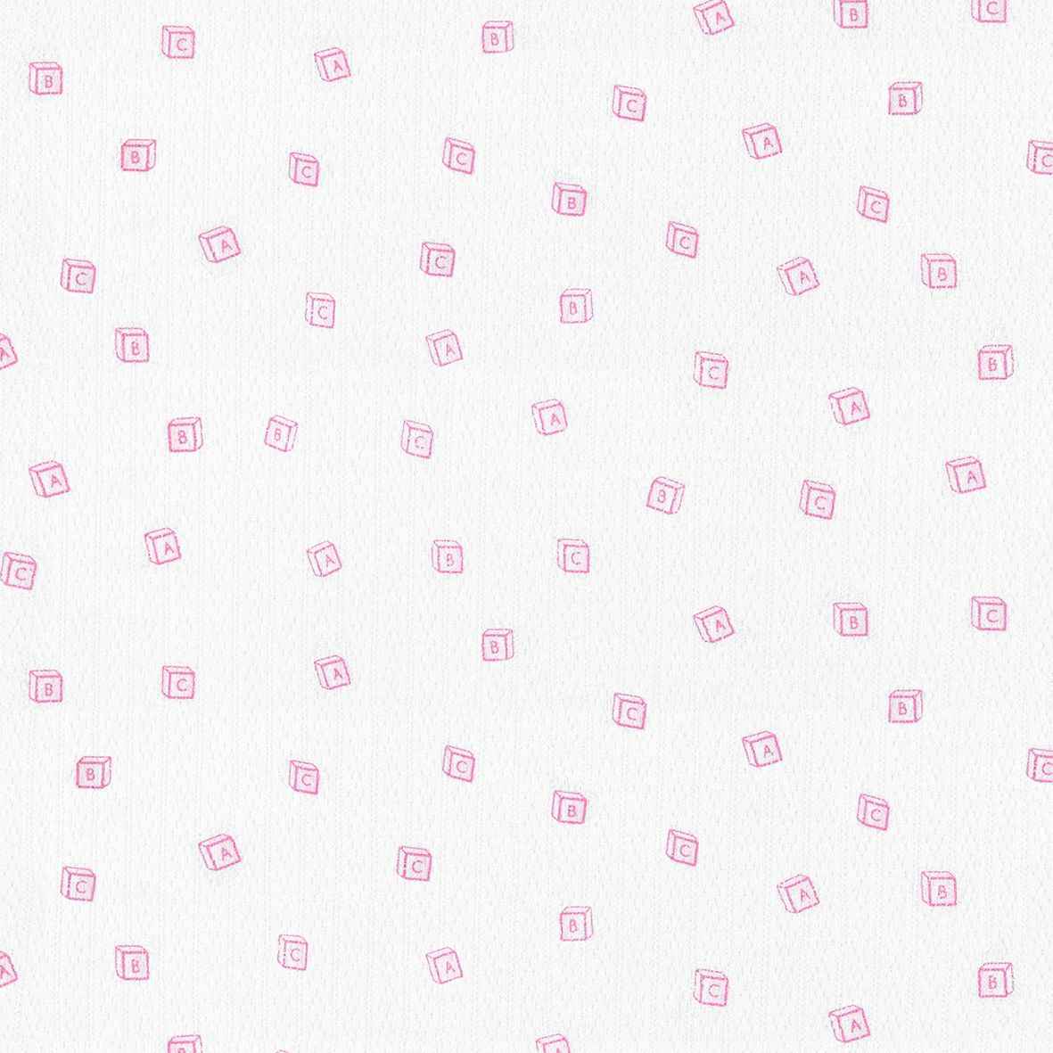 Cube Collection Footie, Pink