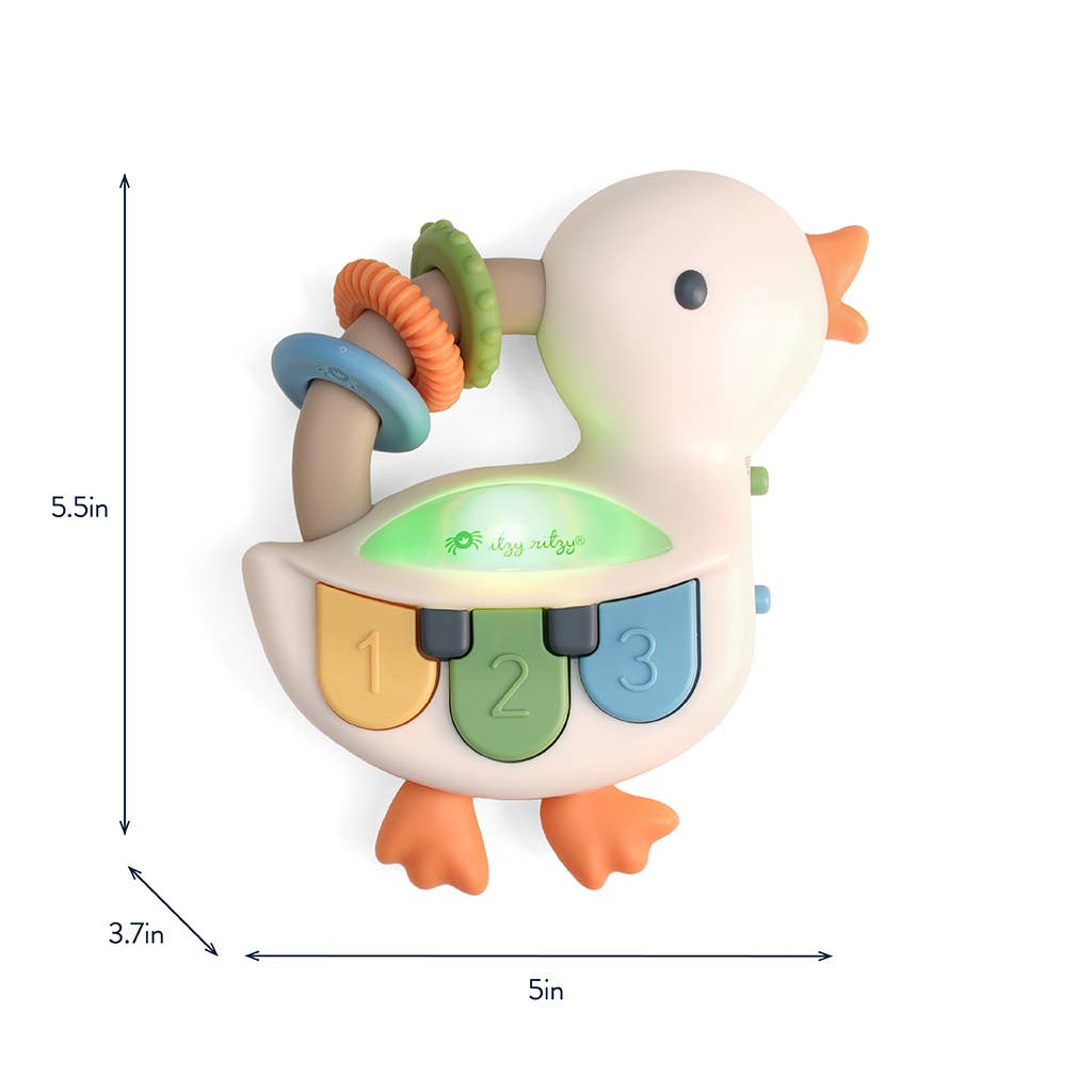 Bitzy Tunes Goose - Light-up Interactive Piano Toy