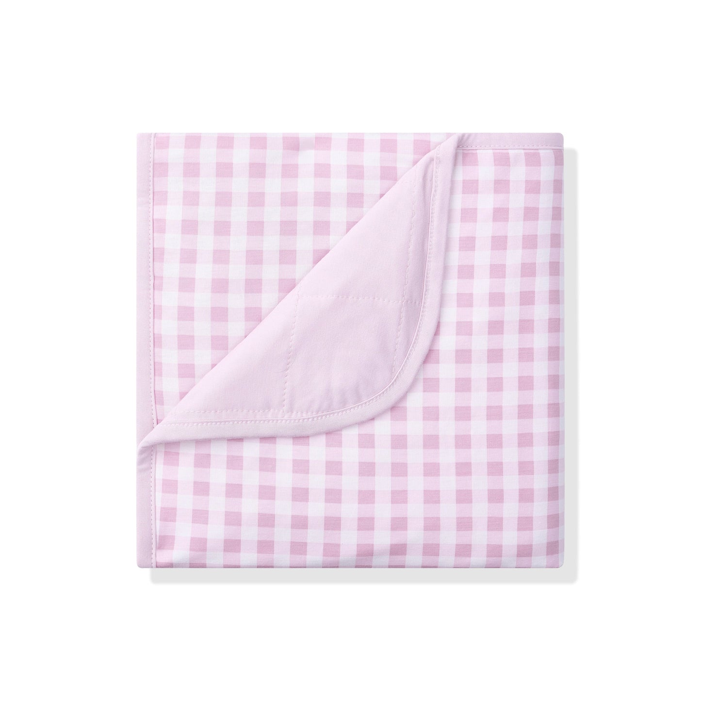 Kyte Baby Bamboo Baby Blanket- Gingham Thistle
