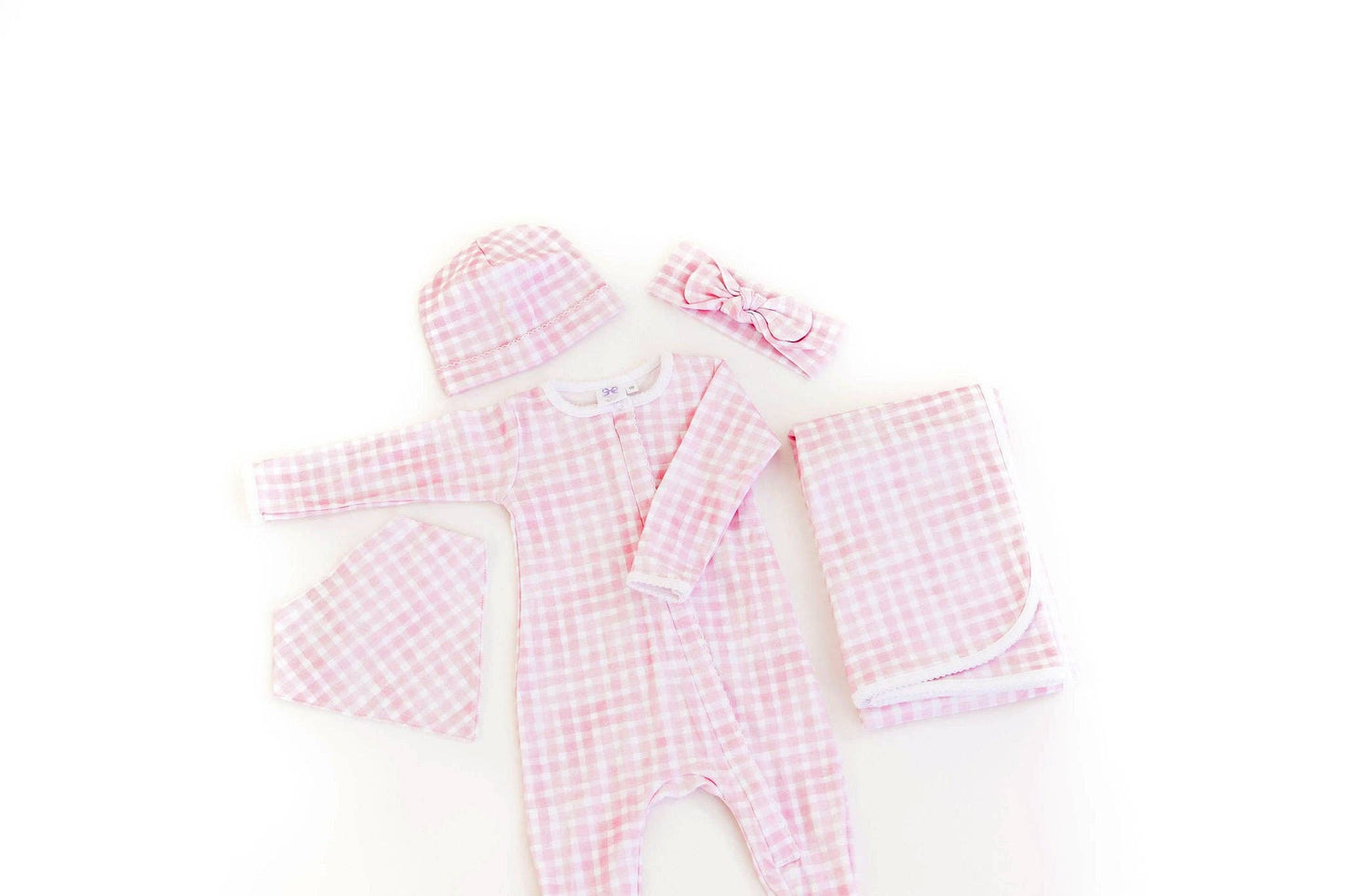 Pink Gingham Blanket