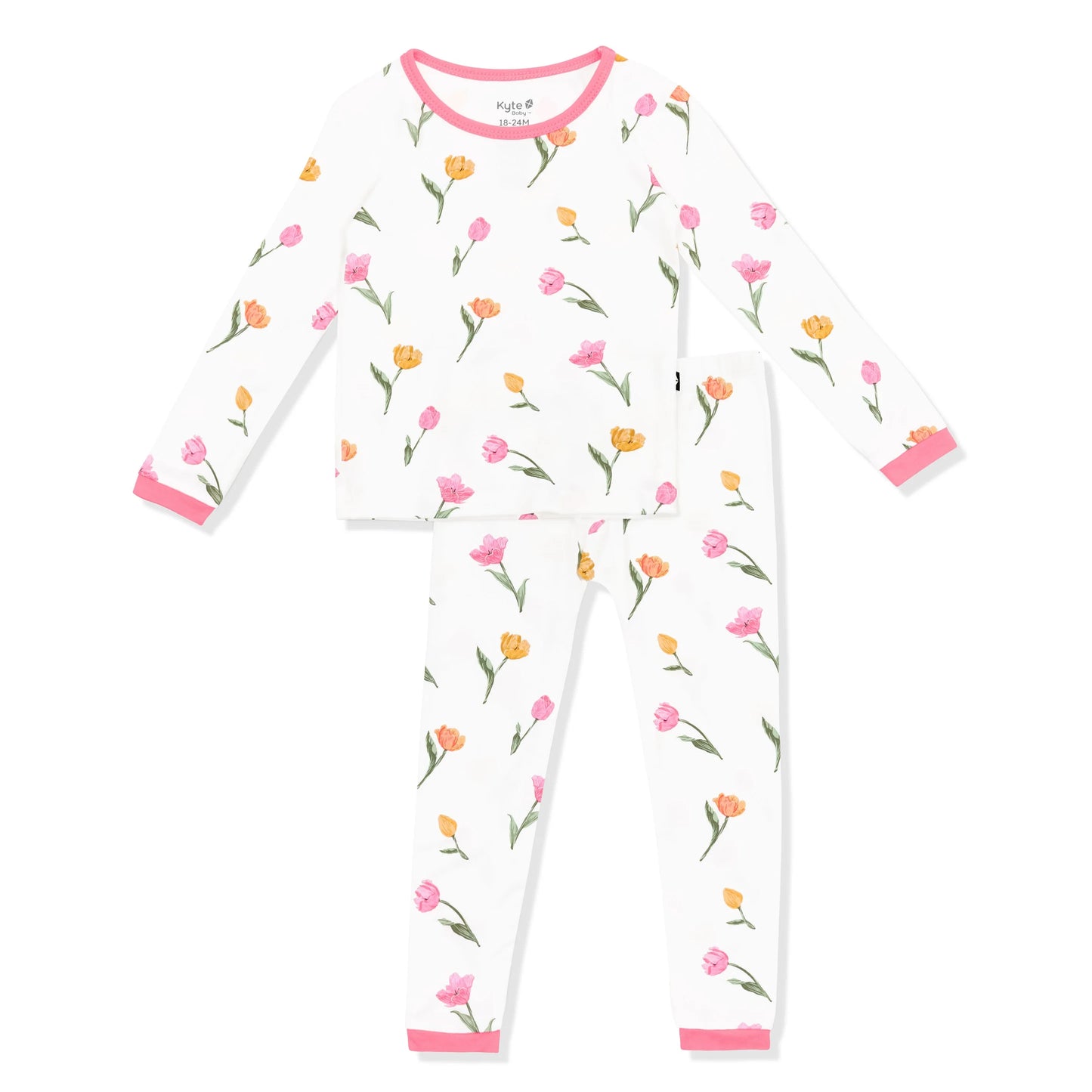 Kyte Baby Long Sleeve Pajamas- Tulip