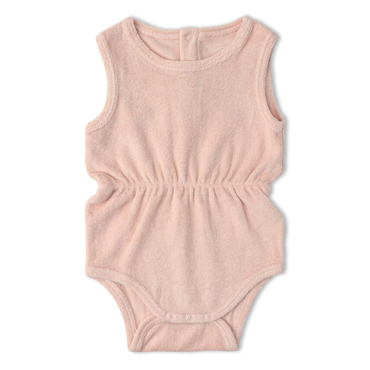Clinch Romper- Blush