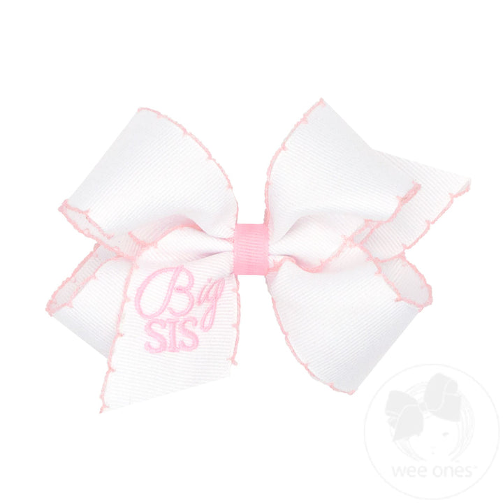 Medium Moonstitch Bow, Big Sister