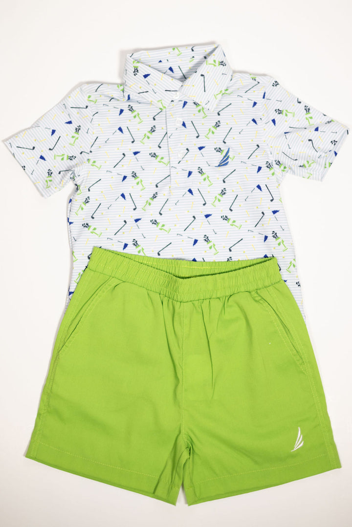 Boys Performance Shorts, Green