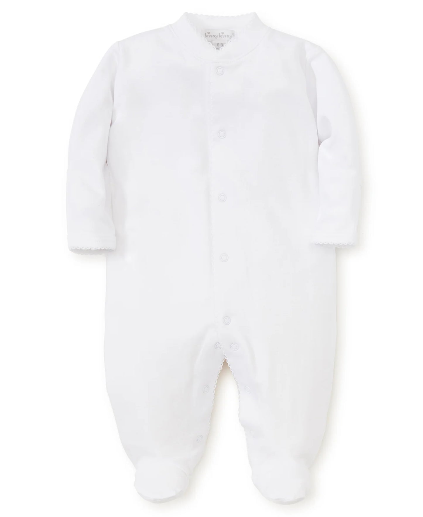 Kissy Kissy Basics Footie White