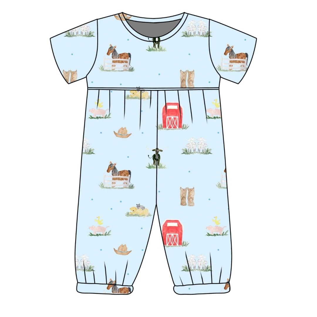 Sullivan Romper- Willow Creek Farm