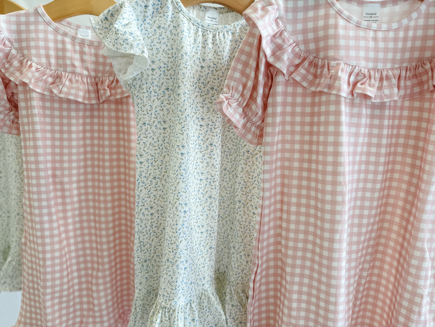 Pink Gingham Nightgown