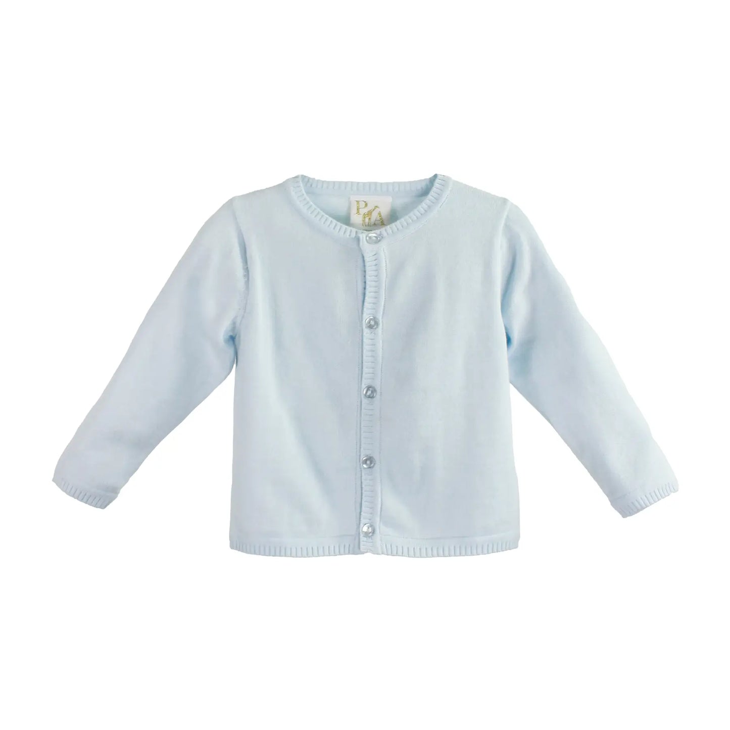 Ladder Edge Cardigan, Blue