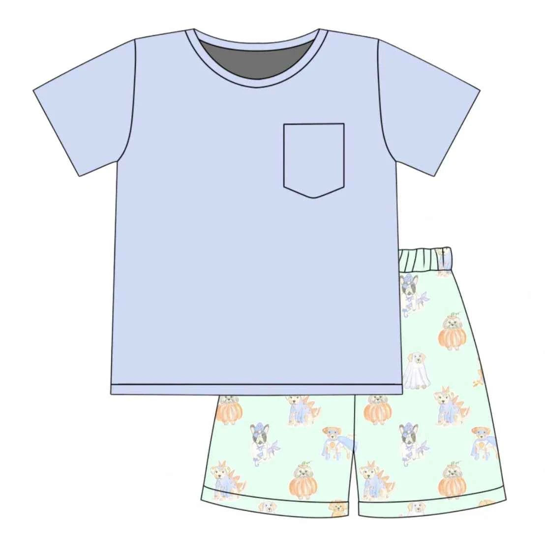 Covington Crewneck with Stafford Shorts- Trick or Treaters