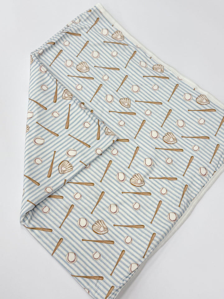 Baseball Stroller Blanket