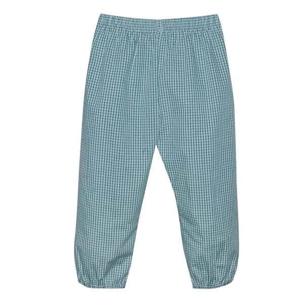 Logan Elastic Pant, Green Square