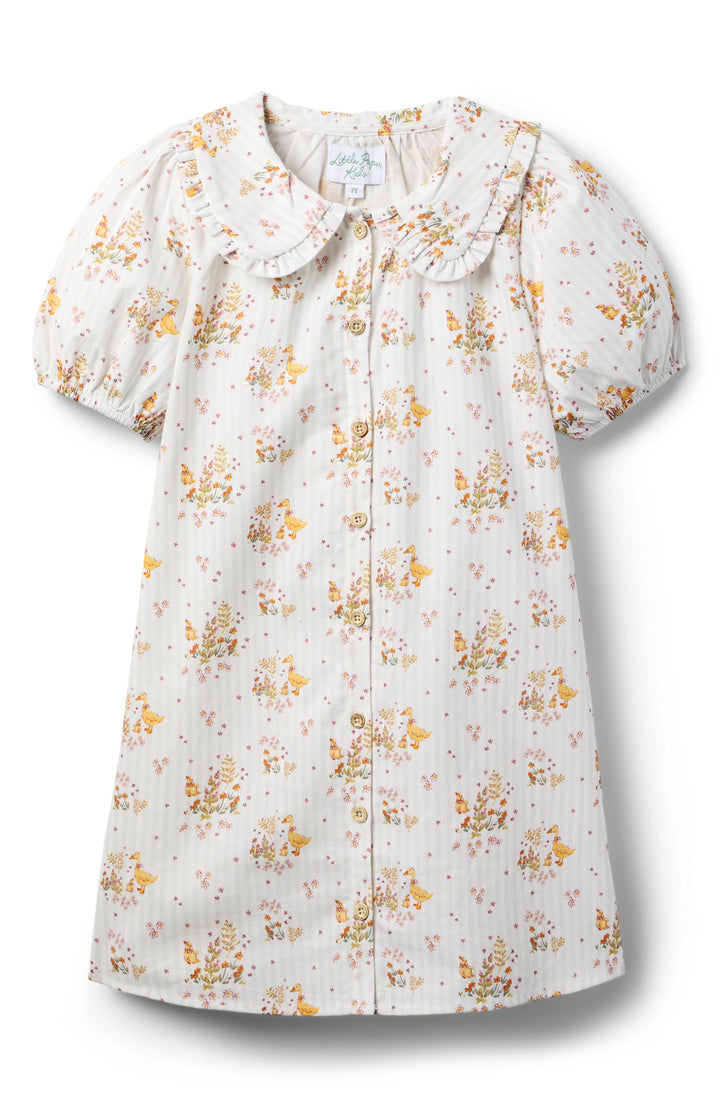 Pippa Dress- Duckling Garden