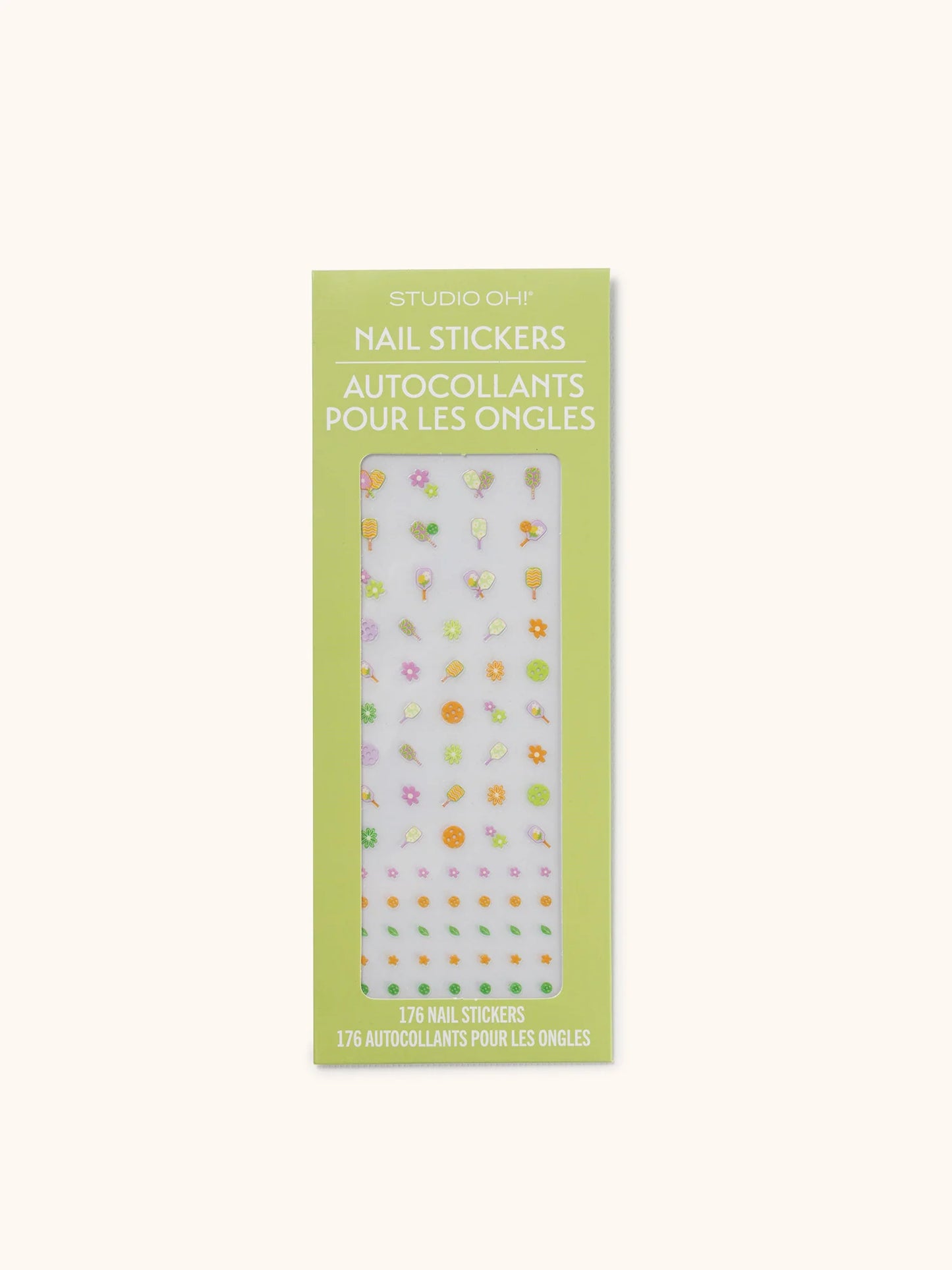 Pickleball Rally Nail Stickers