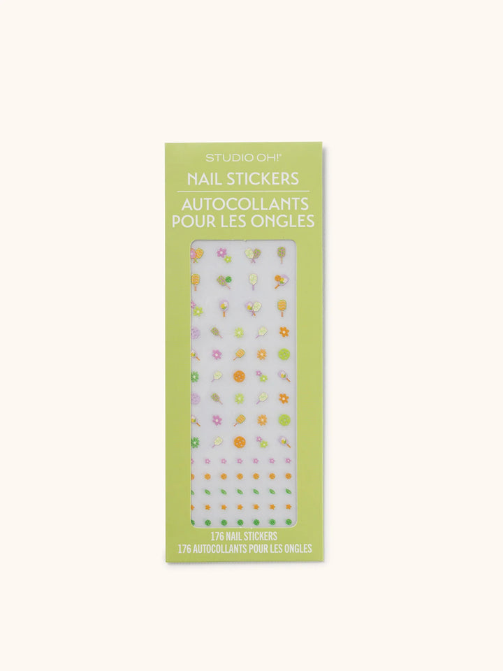 Pickleball Rally Nail Stickers