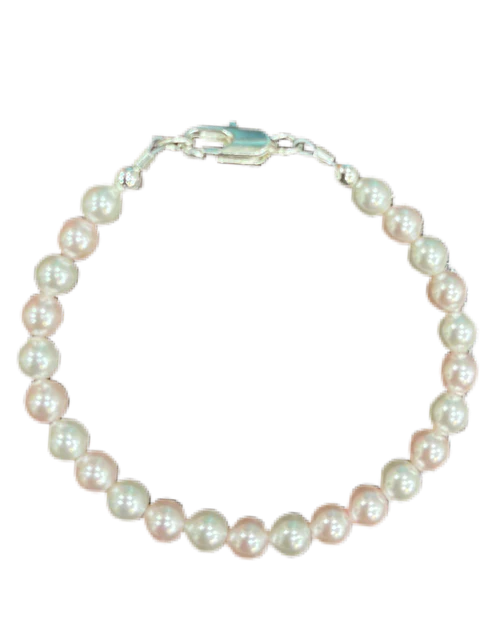 White/Pink Pearl Bracelet