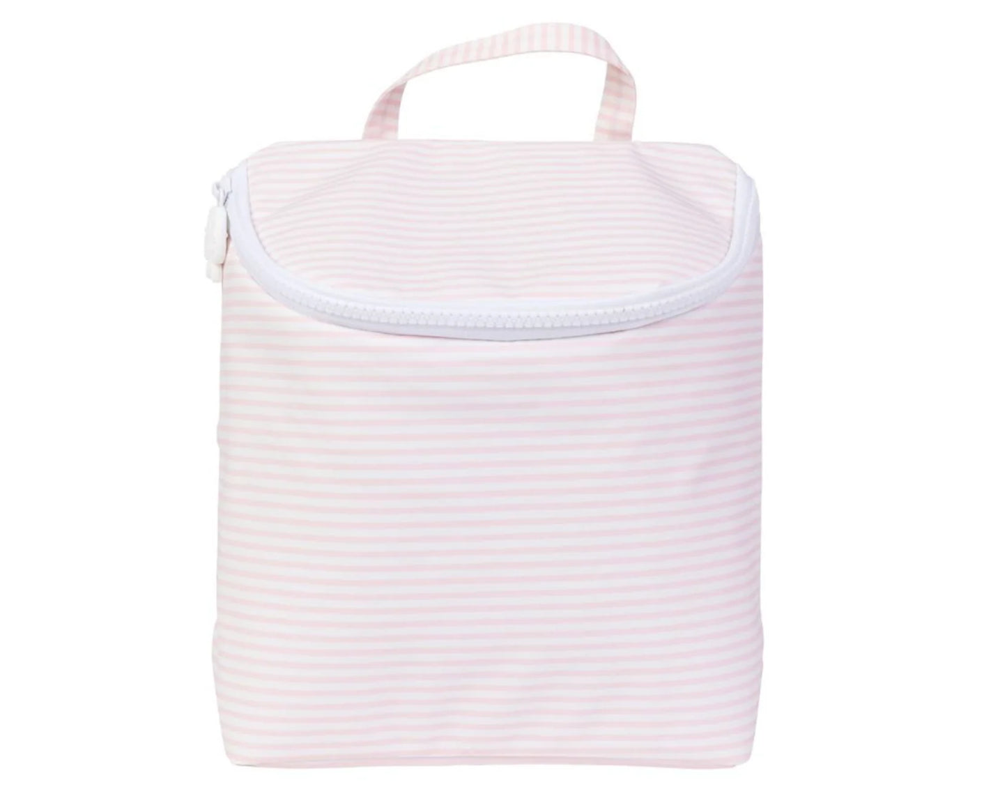Bottle Bag, Pink Stripe