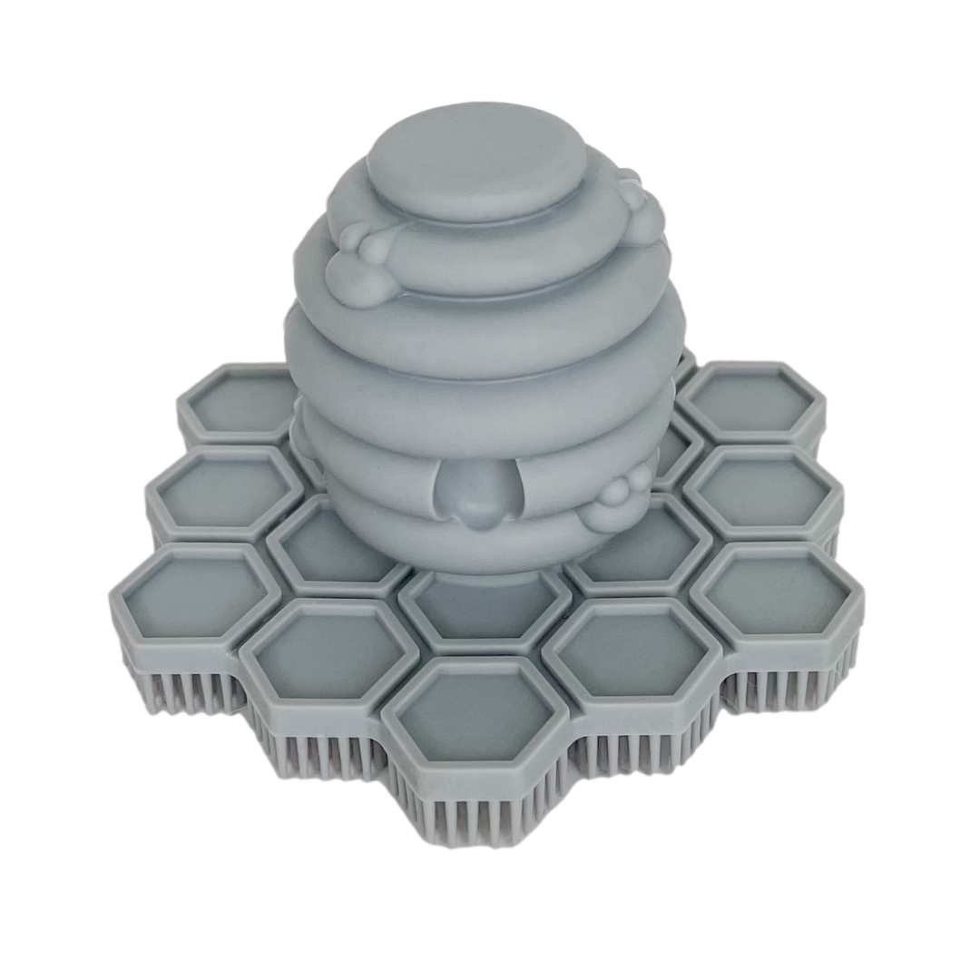 Easy-Grip Silicone Scrubber: Slate