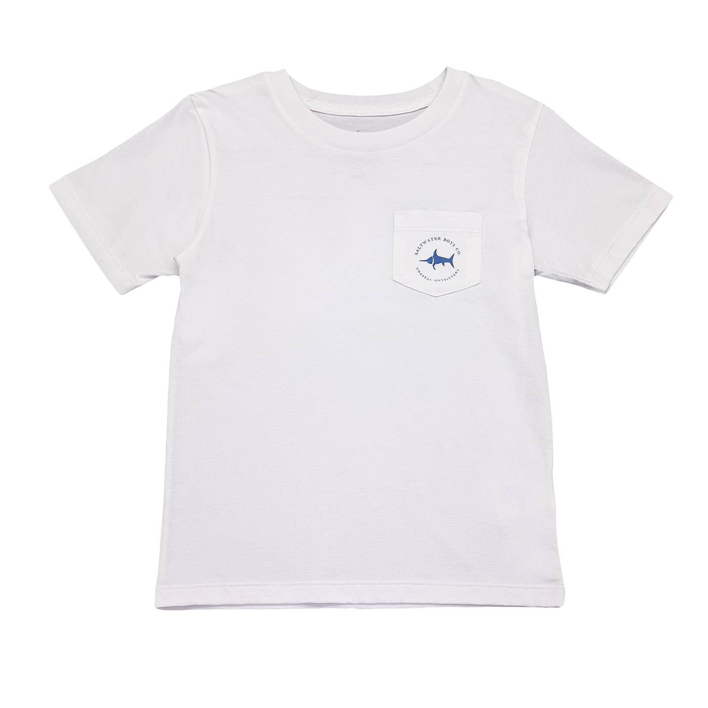 Boys Fishing Pole Flag Graphic Tee