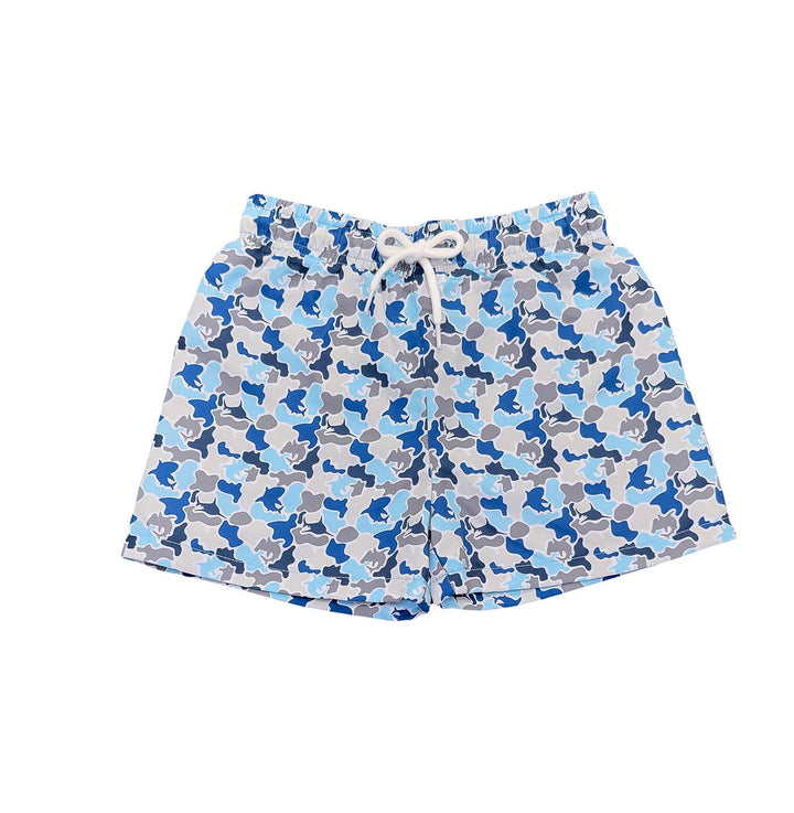 St. Simons Swim Trunk Blue Camo