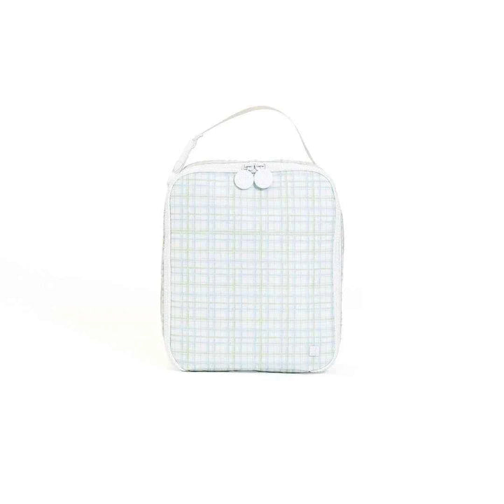 Insulated Lunch Bag, Classic Plaid Green