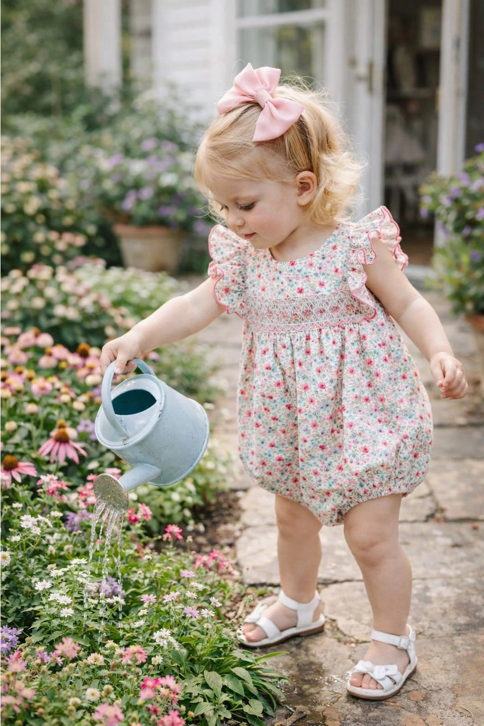 Annalynn Smocked Bubble