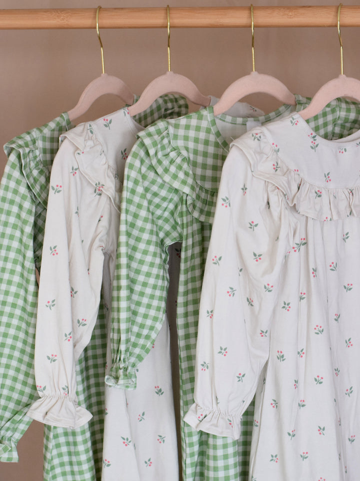 Green Gingham Nightgown