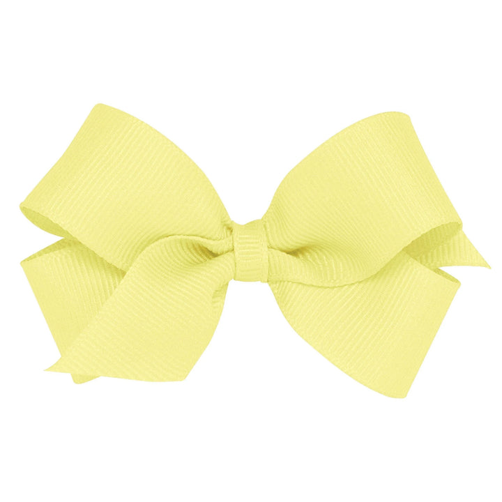 Tiny Grosgrain Bow, Light Yellow