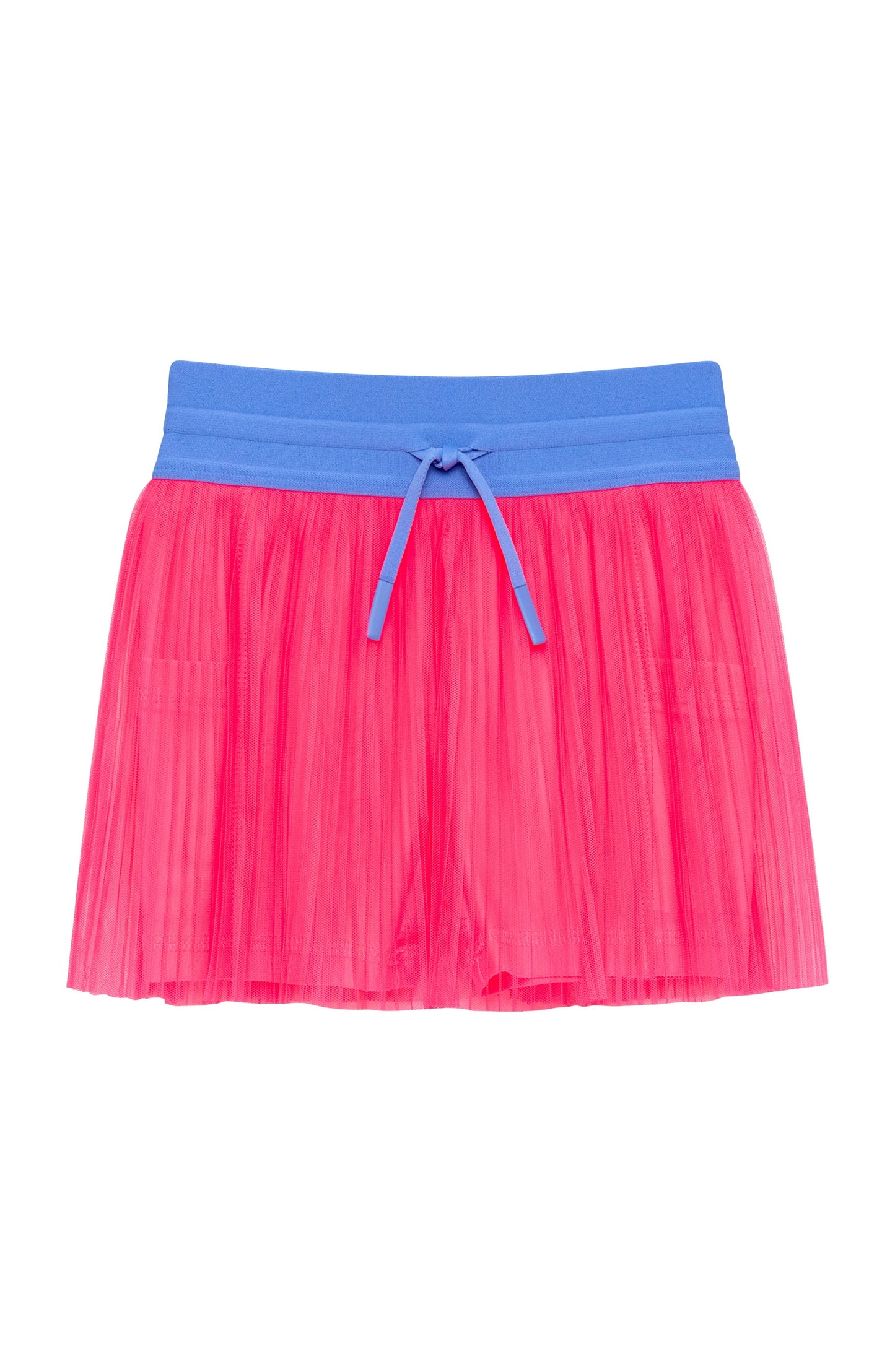 Neon Pink Pleated Skort
