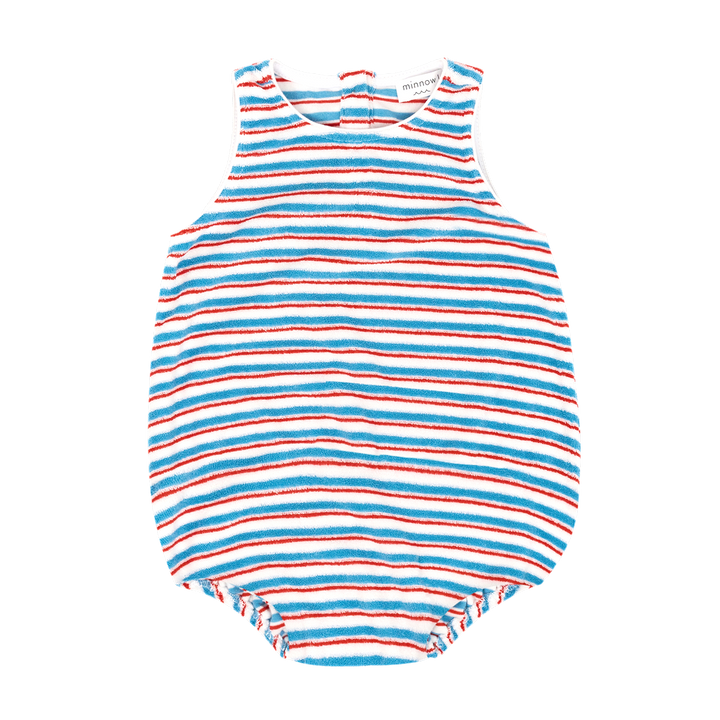 Baby Jetty Stripe French Terry Bubble Romper
