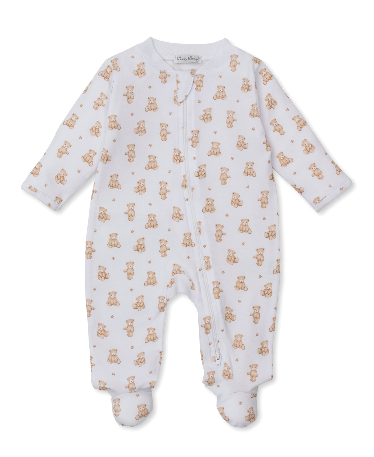 Teddy Bears Zip Footie