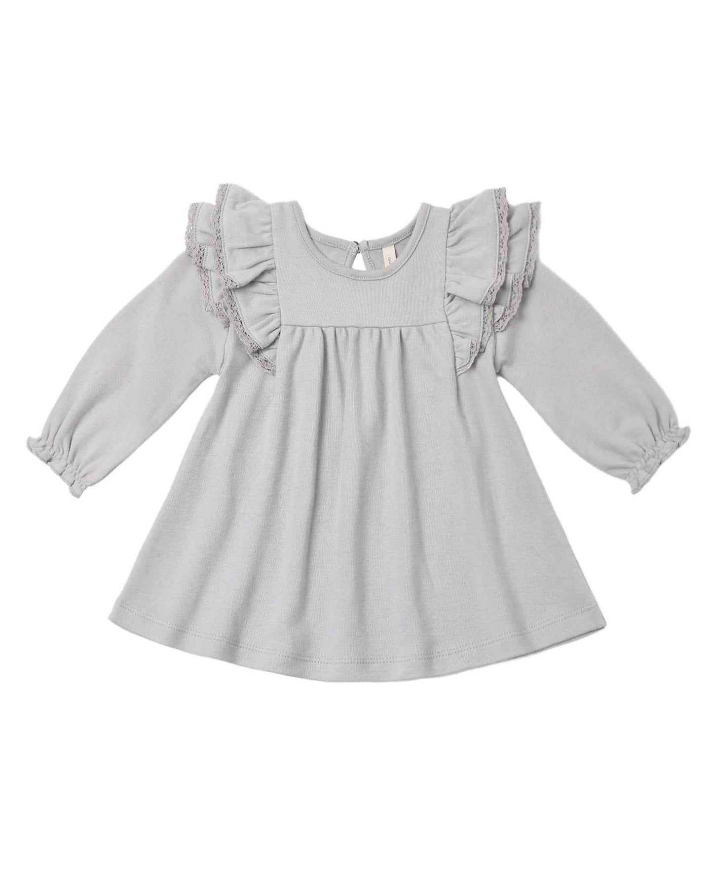 Long Sleeve Flutter Cloud Dress