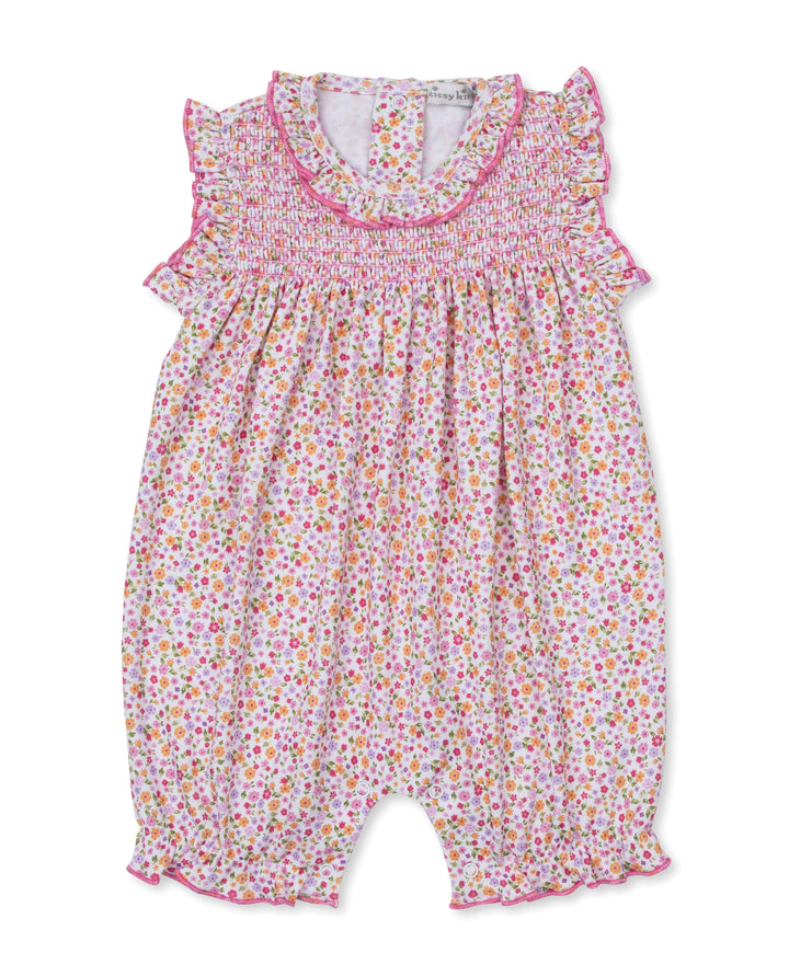 Blossoming Bows Short Playsuit
