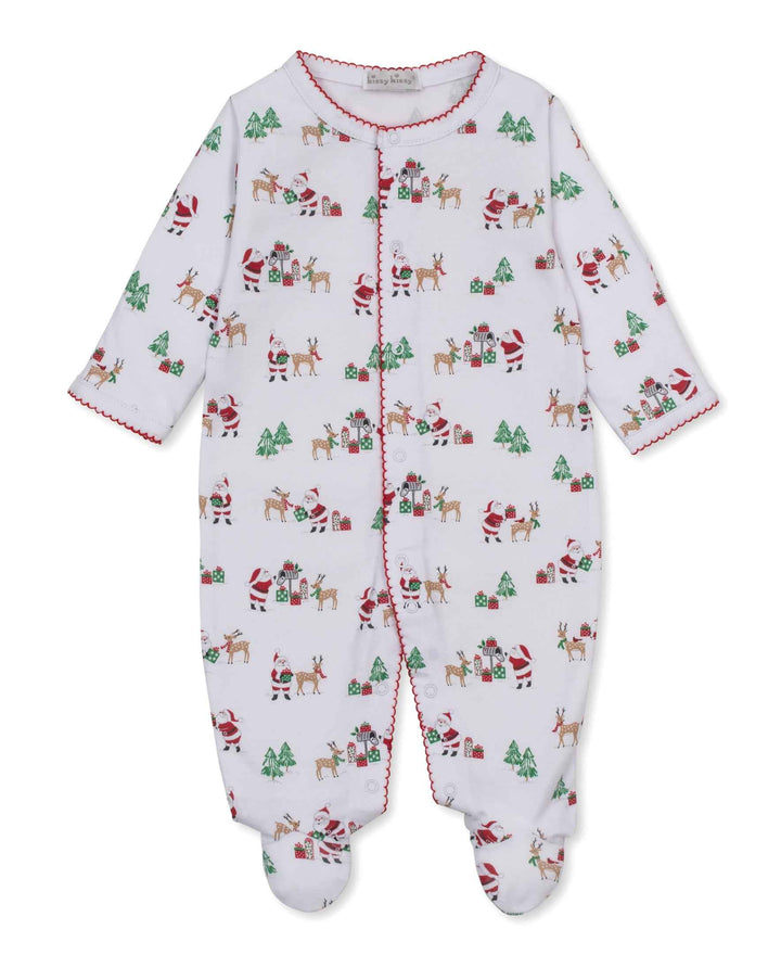 North Pole Reindeer Footie