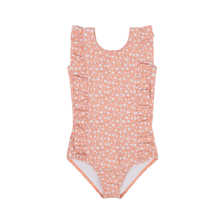 Girls Melone Floral Ruffle One Piece