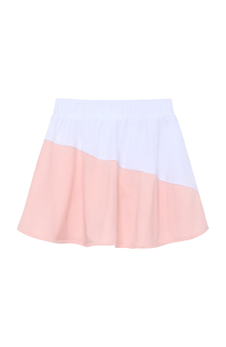 Pink/White Half Court Skort