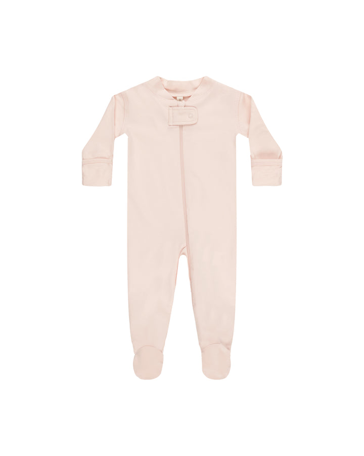Zip Longsleeve Sleeper Footie Petal
