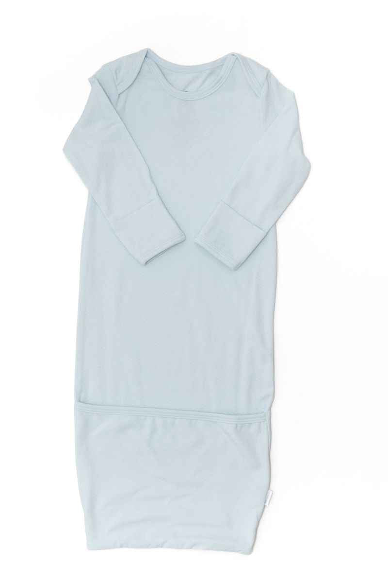 Newborn Gown Baby Blue