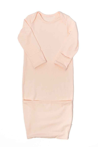 Newborn Gown Apricot Pink