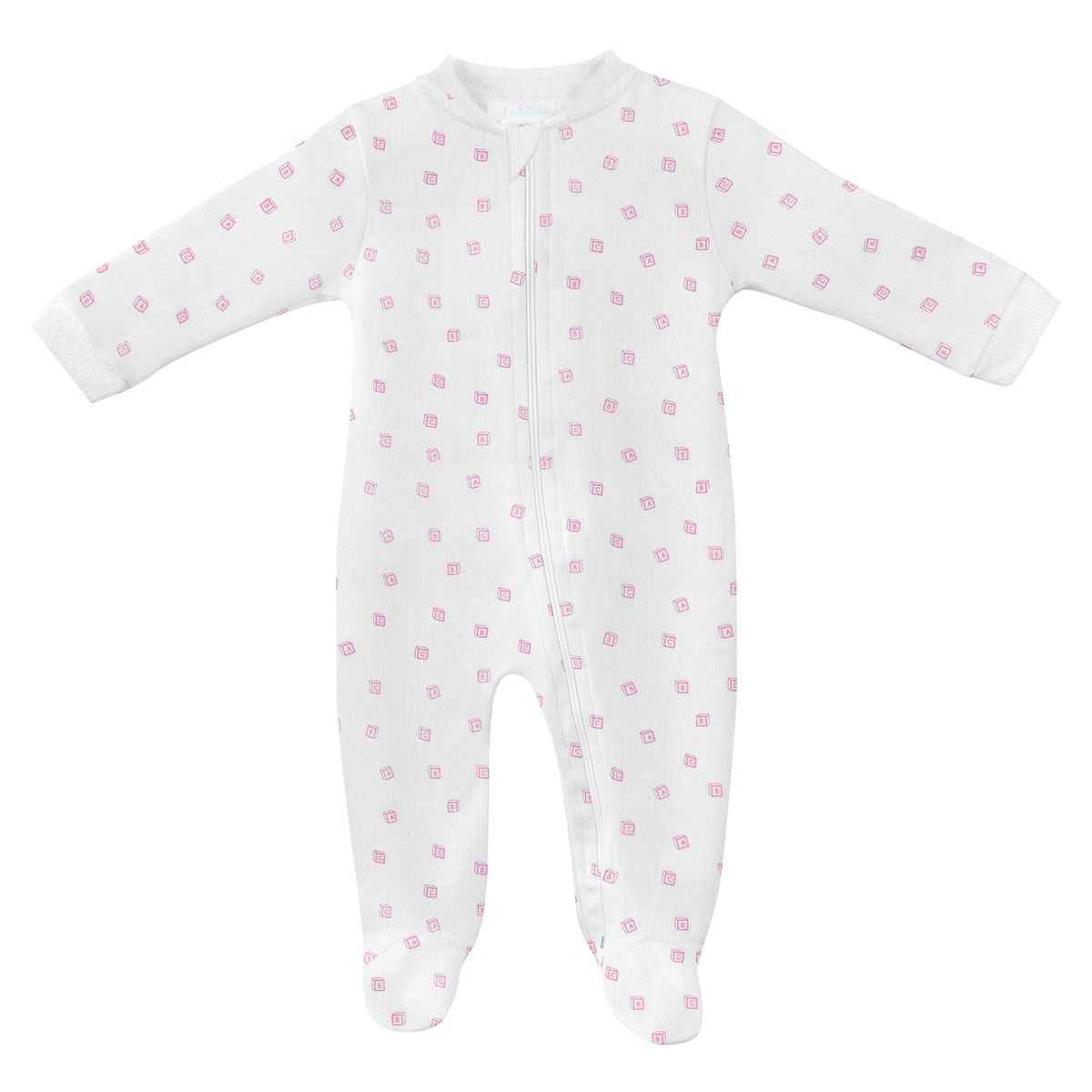 Cube Collection Footie, Pink