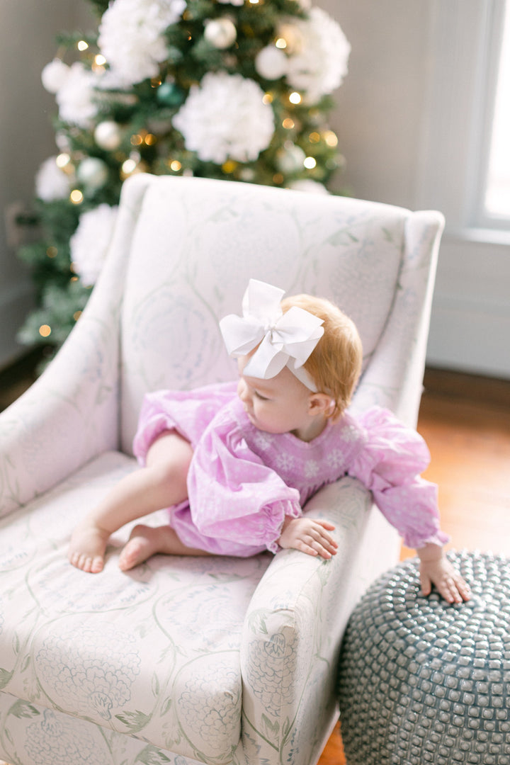 Pink Snowflake Bubble