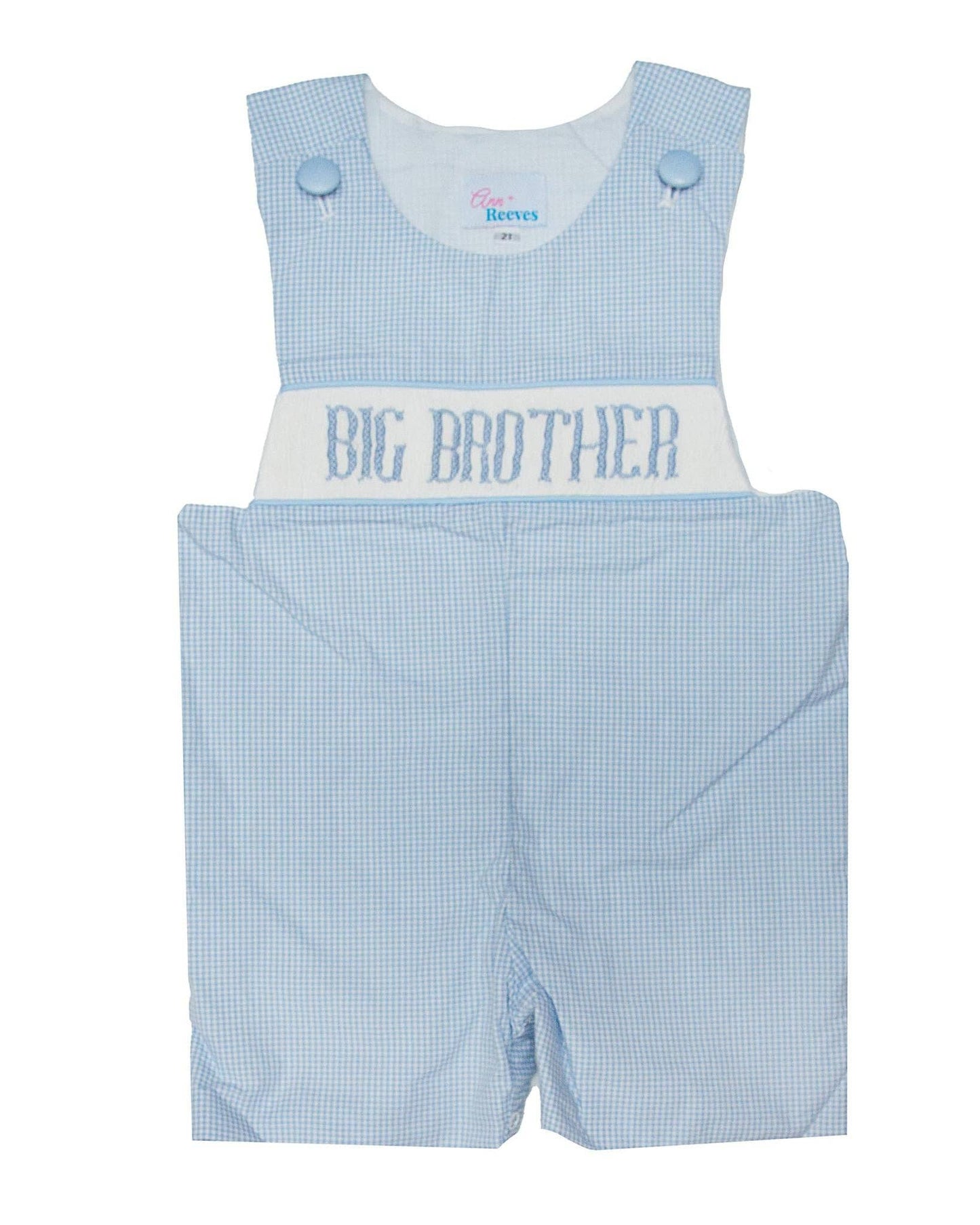 Big Brother - Blue Gingham Jon Jon