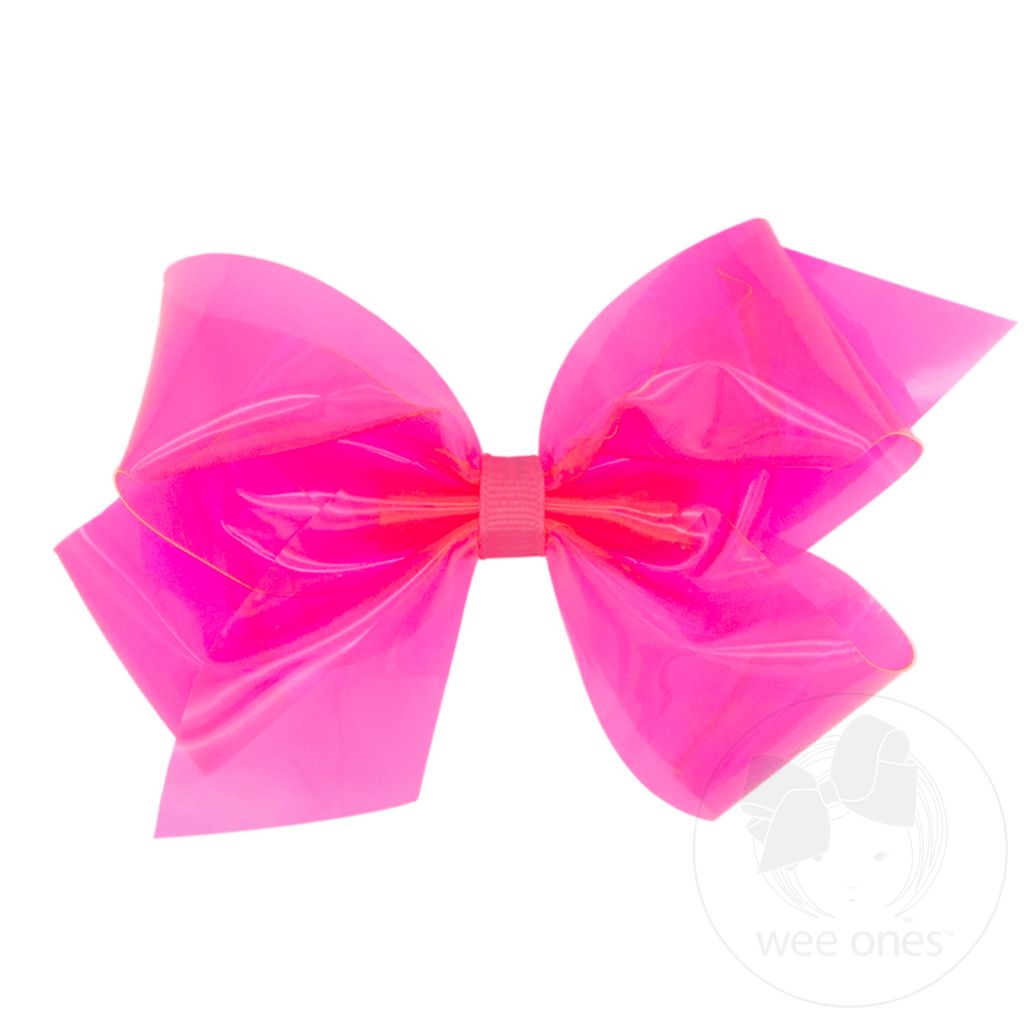 Medium Swim Bow, Hot Pink