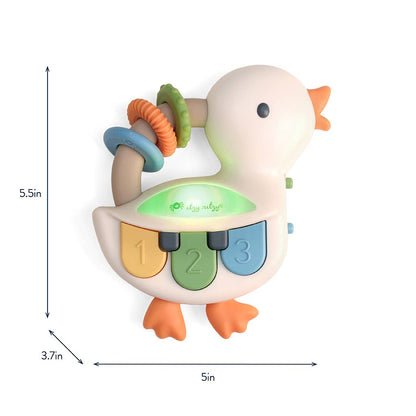 Bitzy Tunes Goose - Light-up Interactive Piano Toy