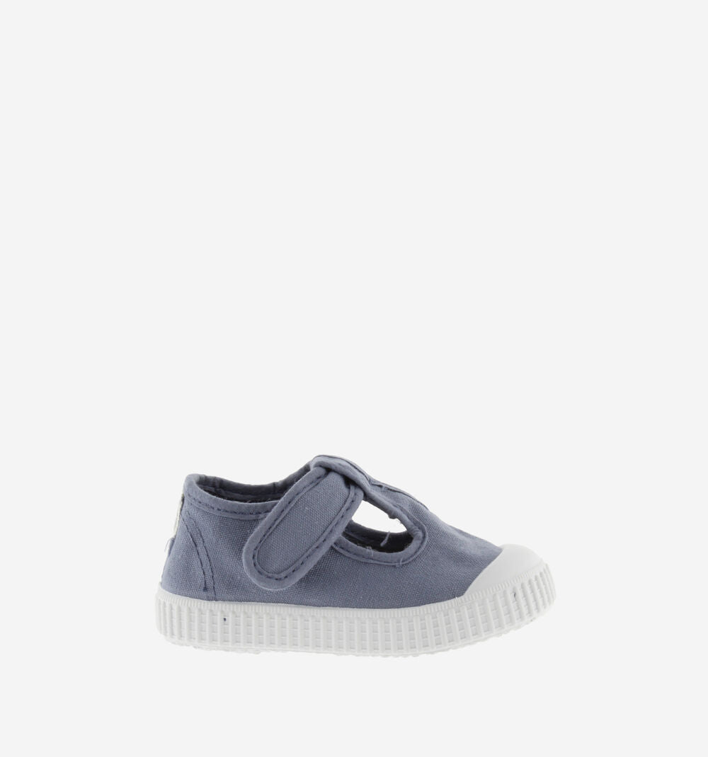 Canvas T-Strap- Azul