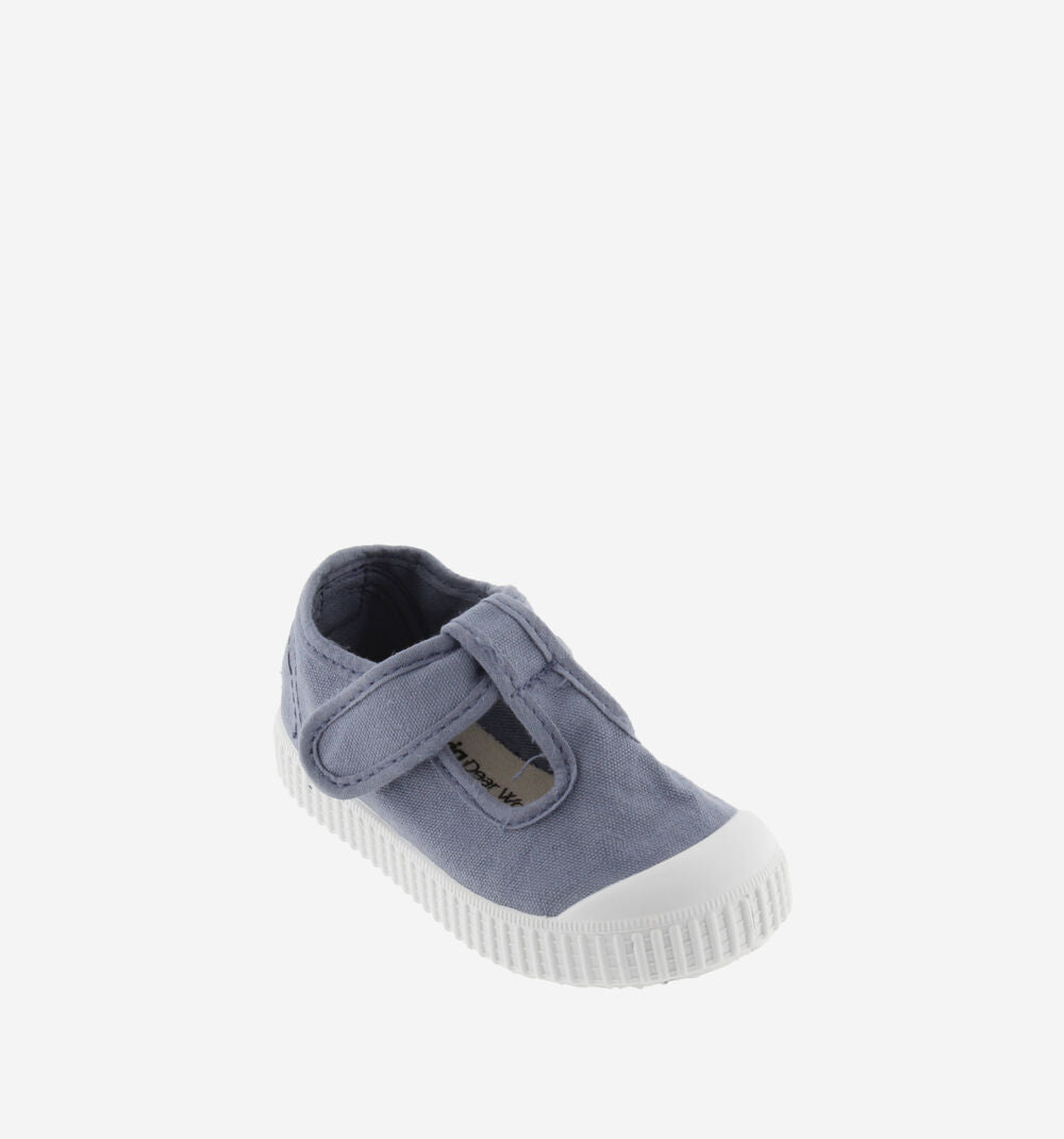 Canvas T-Strap- Azul