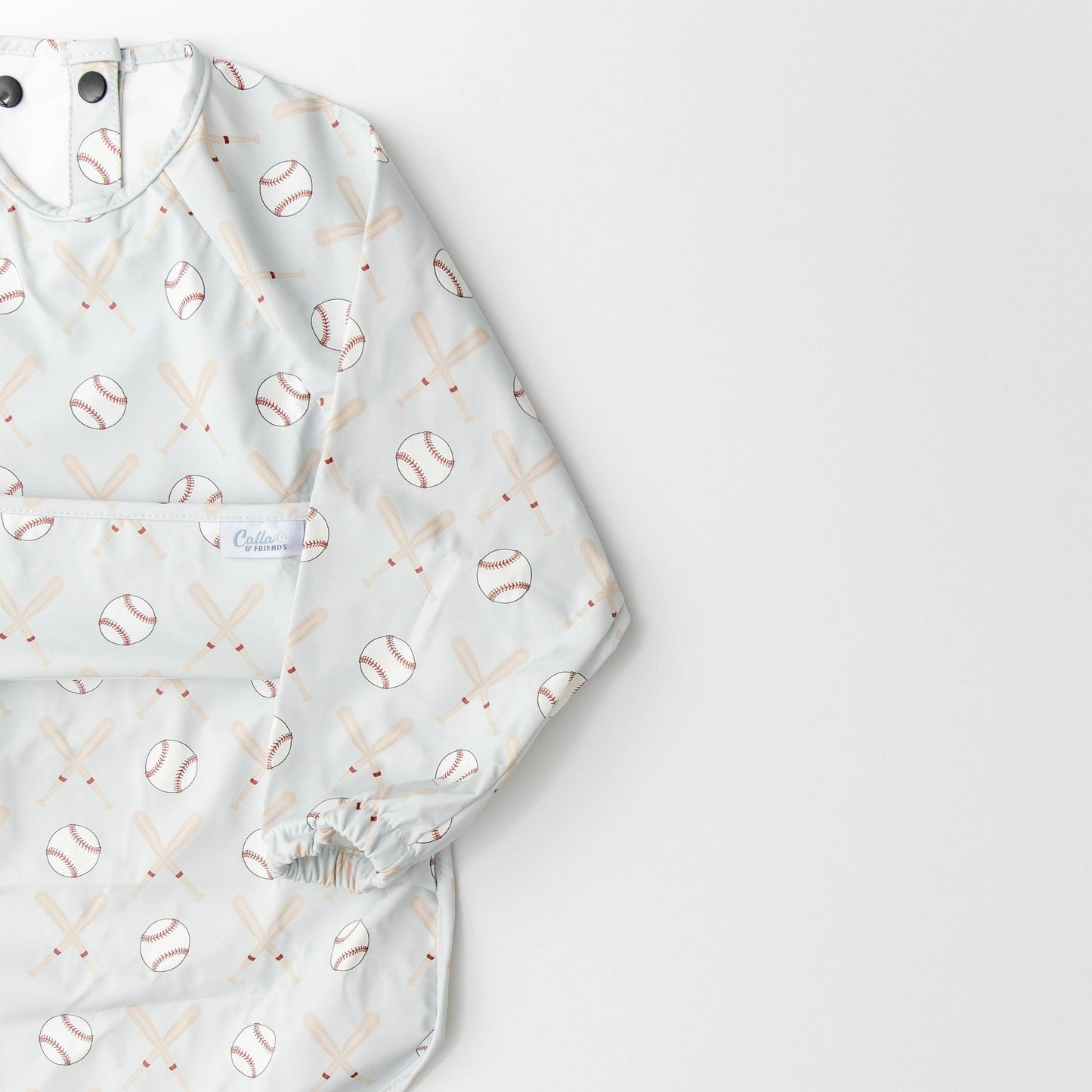 Long Sleeve Bib - Baseball