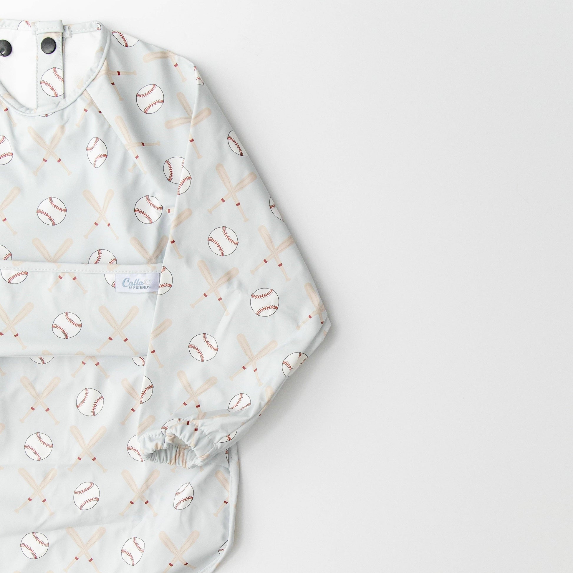 Long Sleeve Bib - Baseball