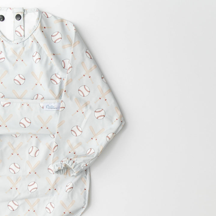 Long Sleeve Bib - Baseball